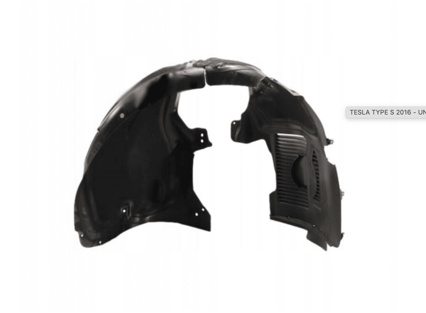 Model S  Front  RIGHT  Wheel arch Liner