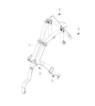 Model S - Seatbelt 3rd Row (new)