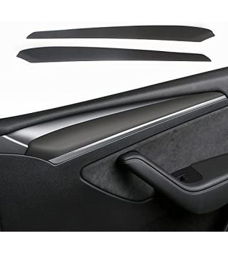 Model 3 (2021)/Y - Door interior side covers Black Matte Set