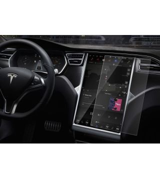 Model S - Glazen Schermbeschermer Voor Middenscherm 2021+
