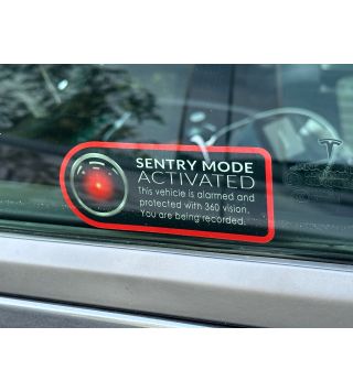 Sentry window sticker