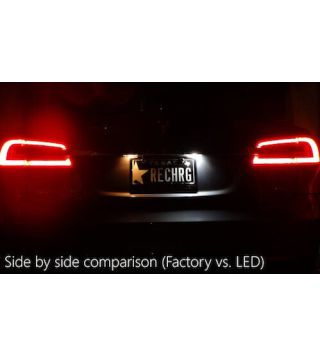 LED nummerplaat verlichting set Tesla Model S | tesland.com