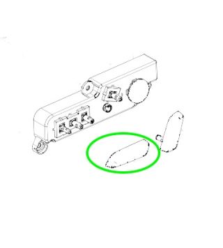 Model 3 / Y  Stoel schakelaar knop stoelzitting links 