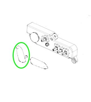 Model 3 / Y  Stoel schakelaar knop rugleuning rechts 