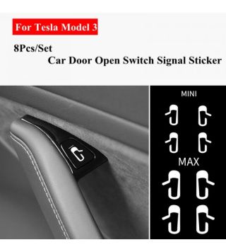 Model 3/Y - Door button labels