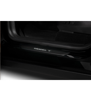 Model Y -  Illuminated Doorsills Black Original Tesla