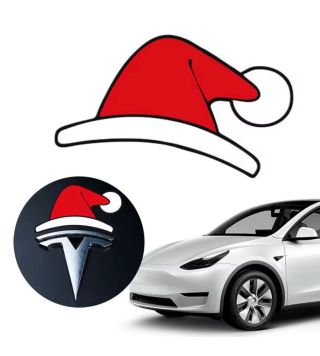 M3 / Y Weihnachtsmannmützen-Aufkleber T-Logo