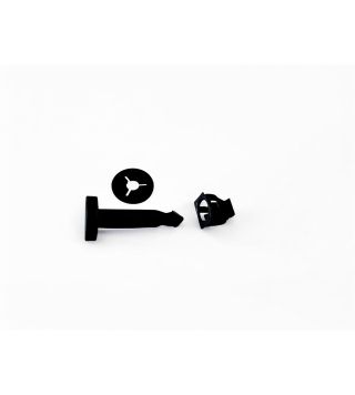 Model X Clip rear bumper hitch cover (set)