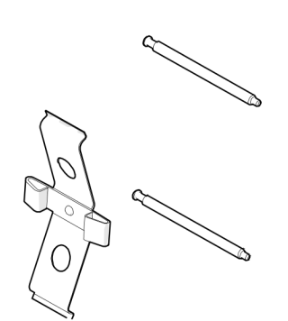 Model X / S Fr brake Caliper pin and spring kit