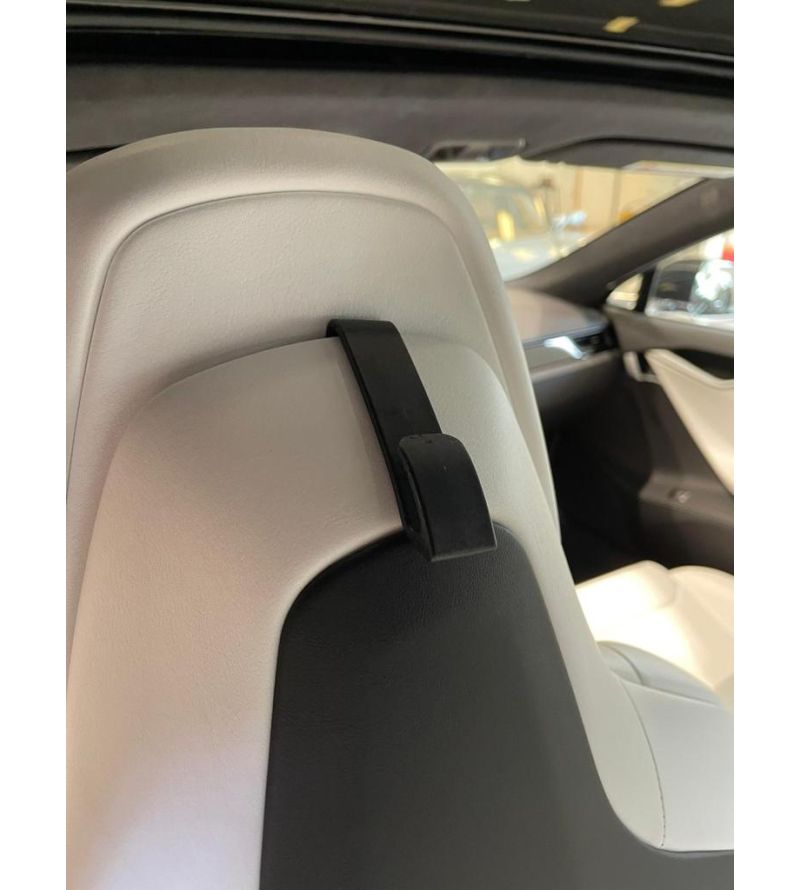 Autositz Rückenhaken Handtasche Tasche Innen Organizer Kleiderbügel Auto Rücksitz Kopfstütze Haken Kleiderbügel,Kleiderhaken Entwickelt für Tesla Model X 
