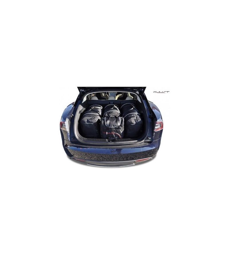 car travel bag set tailor made for Tesla Model S Tesland