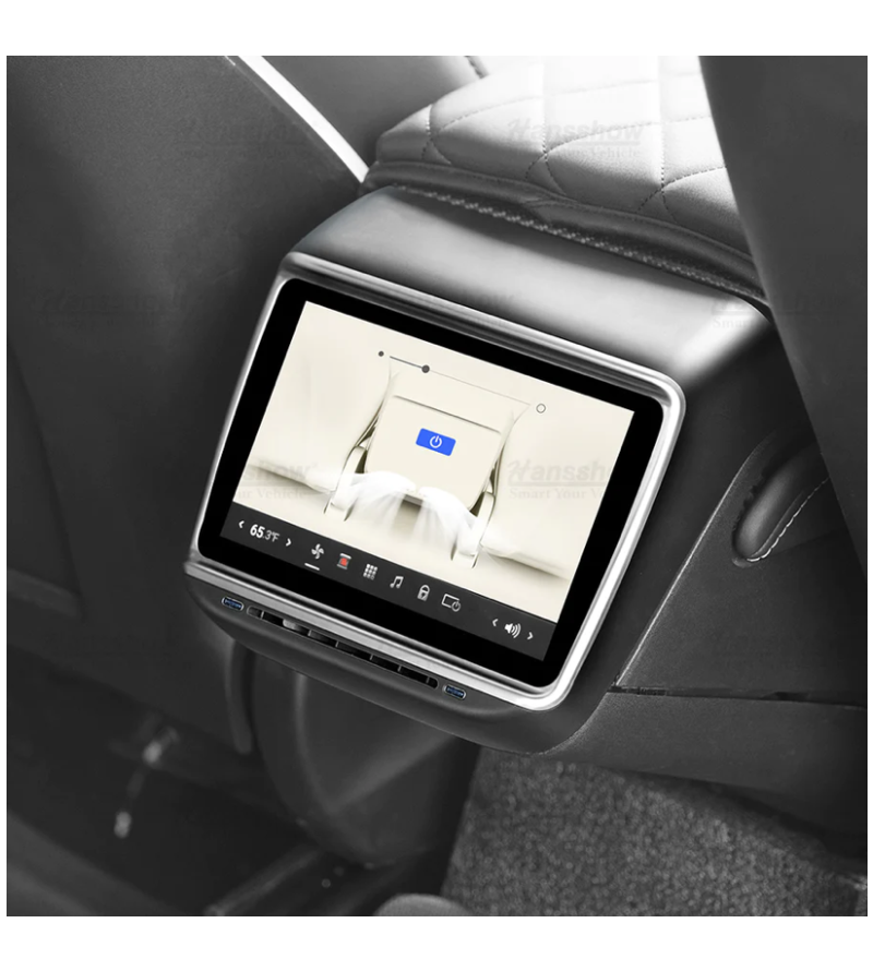 Rear Entertainment & Climate Control Screen For Tesla Model 3/Y