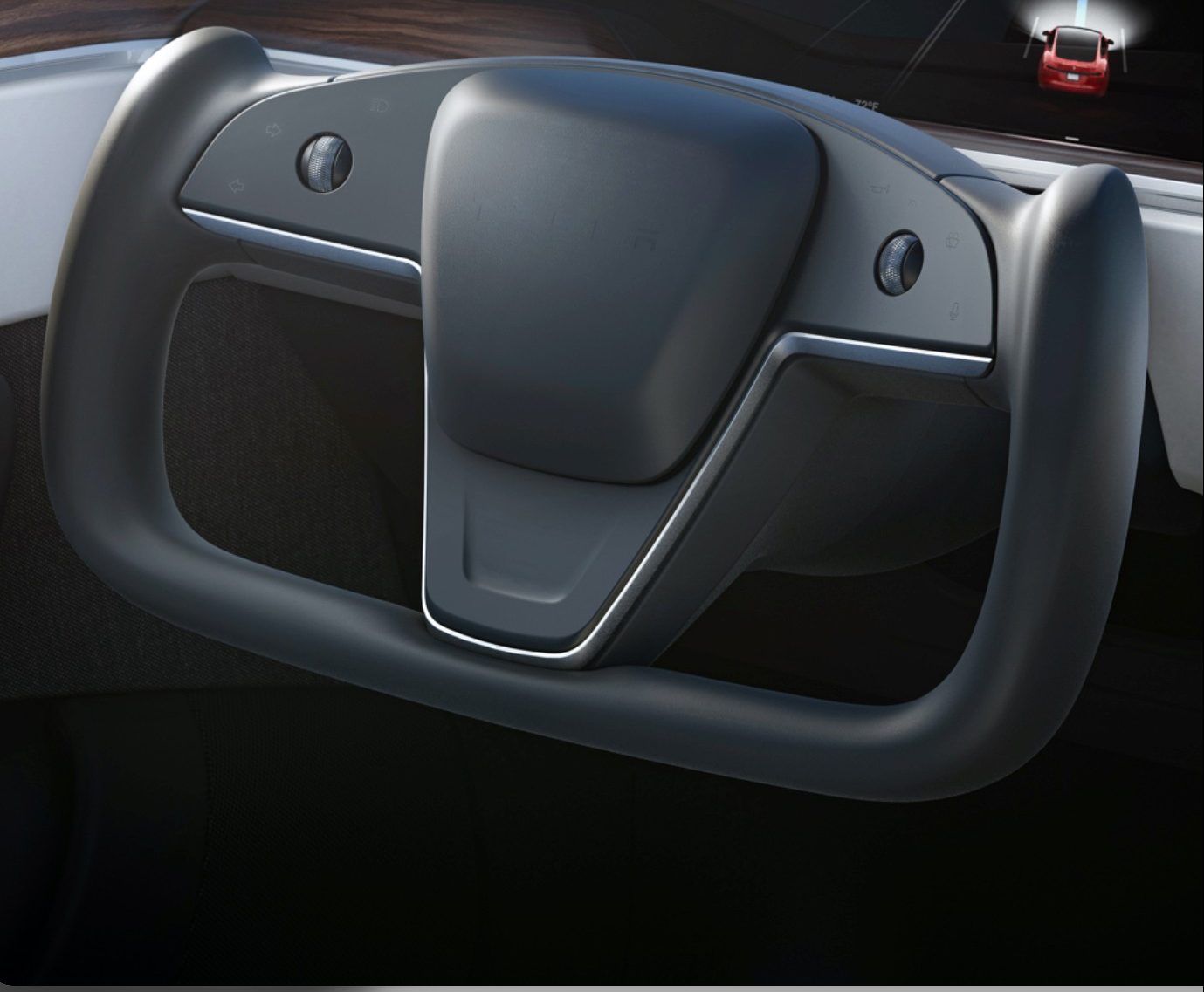 Tesla Yoke stuur Tesla Yoke stuur